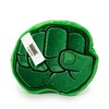 Buckle-Down Dog Toy Squeaker Plush - Marvel Comics Hulk Fist Greens - 3 of 4