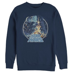 Men's Star Wars Classic Scene Circle Sweatshirt - 1 of 3