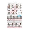 Little Treasure Hudson Baby Girls Cotton Poly Flannel Receiving Blankets 7Pk Multipack - 2 of 2