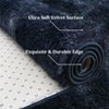 Fluffy Bedroom Area Rug Washable Soft Shag Large Living Room Rug with Non-Slip Backing Plush Fuzzy Nersery Modern Solid Color Throw Carpet - 3 of 4