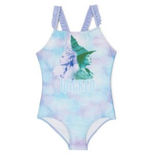 Wicked One Piece Bathing Suit Tie Dye UPF 50+ Little Kid to Big Kid - 1 of 3