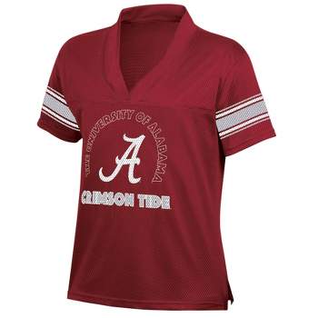 NCAA Alabama Crimson Tide Women's Mesh Jersey T-Shirt