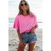 Amaryllis Women’s Oversized Graphic Tee Bold Block MAMA Lettering Crew Neck Short Sleeve Relaxed Fit T-Shirt - 4 of 4