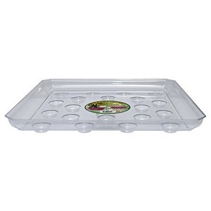 CWP Designer Series Square Heavy Gauge Saucer, Clear, 14in - 1 of 1