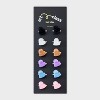 Girls' 12pk Flocked Heart Mini Claw Clip Set - art class™: Hair Styling, Fashion, Securing Hair - 2 of 3