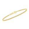 Ross-Simons Italian 18kt Gold Over Sterling Jewelry Set: 5 Chain Bracelets - 4 of 4