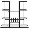 vidaXL Galvanized Iron Arched Gabion Basket, Decorative and Sound-Insulating Garden Barrier with Durable Construction and Wide Application, Silver - 3 of 4