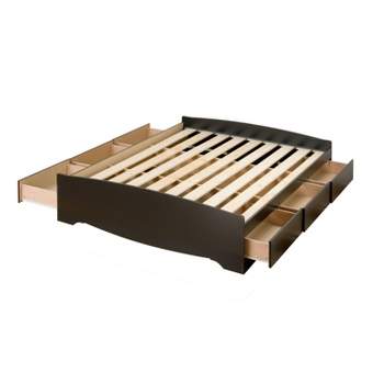 Mate's Platform Storage Bed with 6 Drawers - Prepac 