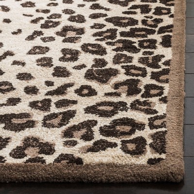 Hand-Tufted Round Gray Wool & Viscose 30" Area Rug