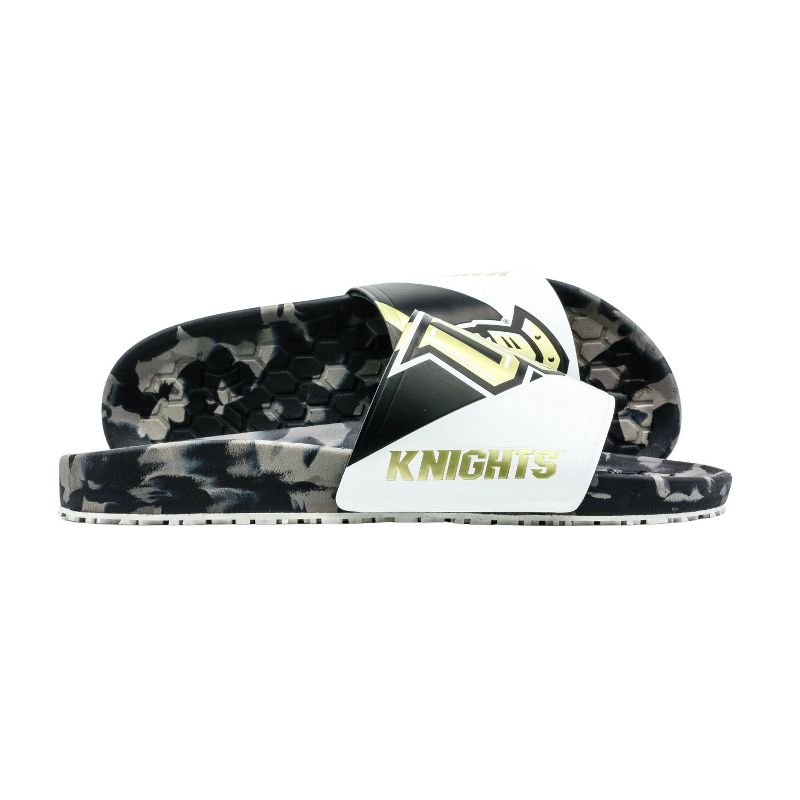 NCAA UCF Golden Knights Slydr Pro Black Sandals - White, 2 of 8