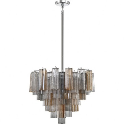 Crystorama Lighting Addis 12 - Light Chandelier in  Polished Chrome