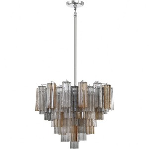 Crystorama Lighting Addis 12 - Light Chandelier in  Polished Chrome - 1 of 4