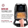 Chefman Compact 6.3-Qt 4-In-1 Digital Air Fryer+, Rotisserie, Dehydrator, Black - 4 of 4