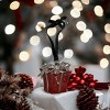 Slickblue 3D Red Gift Box Ornament with Tag - Festive Christmas Tree Decoration - 3 of 4