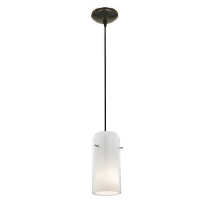 Access Lighting Glass`n Glass Cylinder 1 - Light Pendant in  Oil Rubbed Bronze - 1 of 1