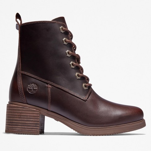 Brown timberland womens boots best sale