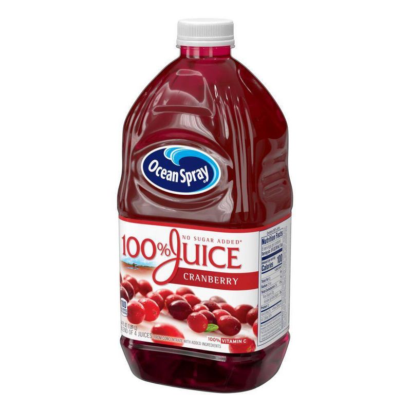 Ocean Spray 100% Juice Cranberry Blend &#8211; 64 fl oz Bottle, 5 of 12
