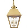 Livex Lighting Wentworth 3 - Light Wall Light in  Natural Brass - 2 of 4