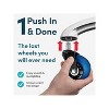 Lifelong Office Chair Caster Wheels for Hardwood Floors and Carpet, Heavy Duty, Universal Fit - 4 of 4