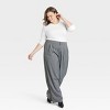 Women's Slim Fit Long Sleeve Ribbed T-Shirt - A New Day™ - 3 of 3