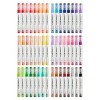 KINGART Twin-Tip™ Watercolor Pens 48 Colors - 3 of 4
