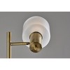 Adesso Rhodes Tree Lamp Brass: 3-Adjustable Glass Shades, ETL Listed, Metal Body, 67.5" Height - image 3 of 3