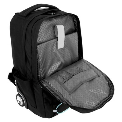 JWorld J World Lash Laptop 19" Rolling Convertible Backpack - Black/Blue — фото 4