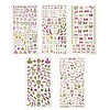 Wrapables 450+ Nail Stickers Pink & Gold Foil Nail Stickers Nail Art, 5 sheets - Love - 2 of 4