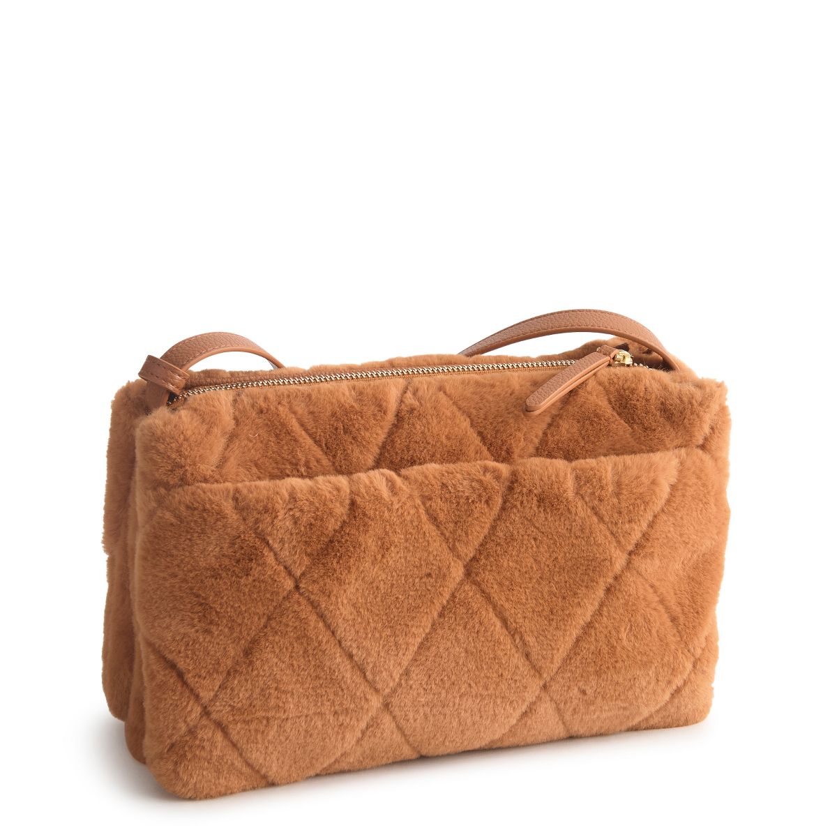 Vera Bradley Women's Faux Fur Foxbury Crossbody Bag - thumbnail 2