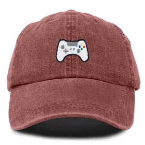 Dalix Game Controller Embroidered Mens Womens Cotton Dad Hat Baseball Cap Adjustable - 1 of 4