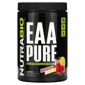 NutraBio EAA Pure, Raspberry Lemonade, 0.93 lb (421 g) - 1 of 2
