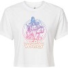 Women's - Star Wars - Gradient Group Cropped Graphic T-Shirt - 2 of 4