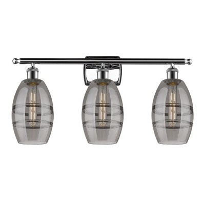 Vaz - 3 Light Bath Vanity In Industrial Style-9.13 Inches Tall and 25.88 Inches Wide