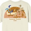 Looney Tunes Road Runner & Wile E. Coyote Front & Back Art Adult Tofu Crew Neck Short Sleeve T-shirt - 4 of 4