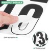 Unique Bargains Vinyl Waterproof Self-Adhesive Multipurpose Mailbox Numbers 8 Sheets - 2 of 4