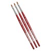 da Vinci COSMOTOP-SPIN Silkpainting Brush, Synthetic, Watercolor, Flat, Size 2, Pack of 3 - 3 of 3
