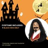 Smiffys King Charles Musketeer Black Wig Costume Accessory - 4 of 4