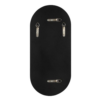 Set of 3 Gold Capsule Framed Wall Mirrors