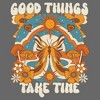 Juniors Womens Lost Gods Good Things Take Time T-Shirt - 2 of 4