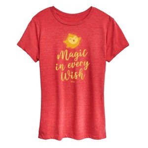 Women's - Disney - Magic In Every Wish Short Sleeve Graphic T-Shirt - 1 of 4