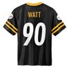 NFL Pittsburgh Steelers Boys' Short Sleeve T. J. Watt Jersey - 3 of 3