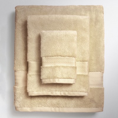 Luxurious Dune Tan Organic Cotton 6-Piece Towel Set