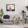 Stupell Industries Glam Pig in Lipstick Black Framed Floater Canvas Wall Art - 2 of 4