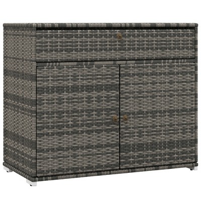 Outdoor pool towel storage cabinet sale