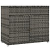 YOOCOZZ Outdoor Towel Rack & Pool Toy Cabinet - PE Rattan, Freestanding - Grey - 3 of 4