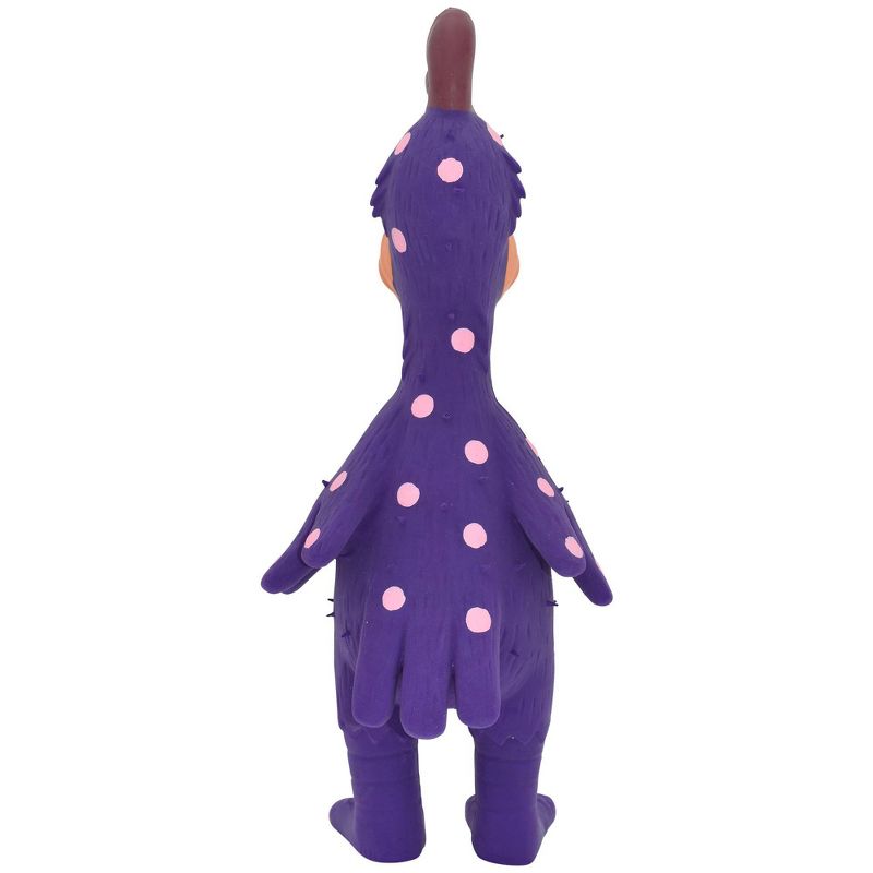 Multipet Globken Chicken Dog Toy - Purple - 11.5&#34;, 2 of 4