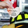 Pavilion Gift Company - Fire Fighters - 3.5" Heart-Shaped Ornament - Tree Ornaments - 2 of 4
