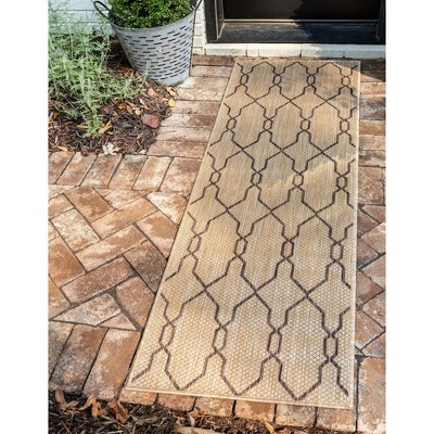 Unique Loom Outdoor Trellis Links Trellis Trellis Woven Area Rug