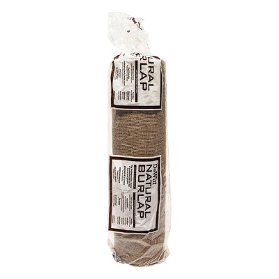 CleverDelights 12 Premium Burlap Roll - 50 Yards - No-Fray Finished Edges  - Natural Jute Burlap Fabric