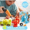 Joyfy 3Pcs Take Apart Dinosaur Toys Cars for Boys, Transforming Construction Building Toys, Easter Birthday Gifts for Kids 3 4 5 6 7 Year Old - 2 of 4